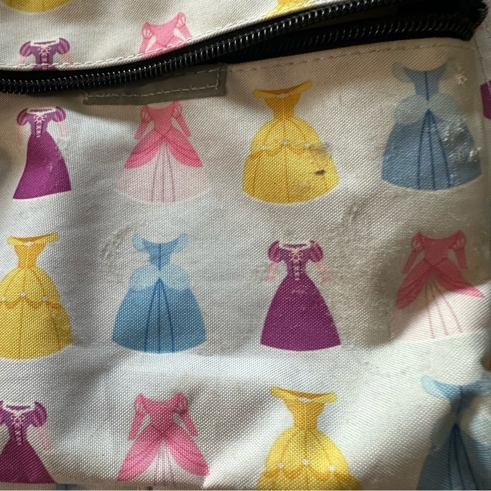 Disney Princess Patterned Backpack - Pink, Yellow, Blue - Picture 6 of 6